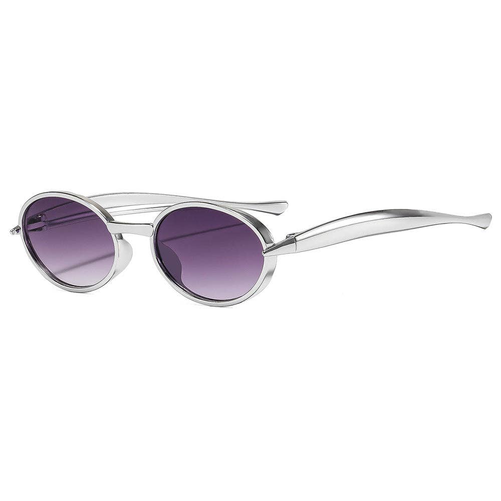 Trendy Oval Sunglasses for Women - Fashionable UV400 Protection