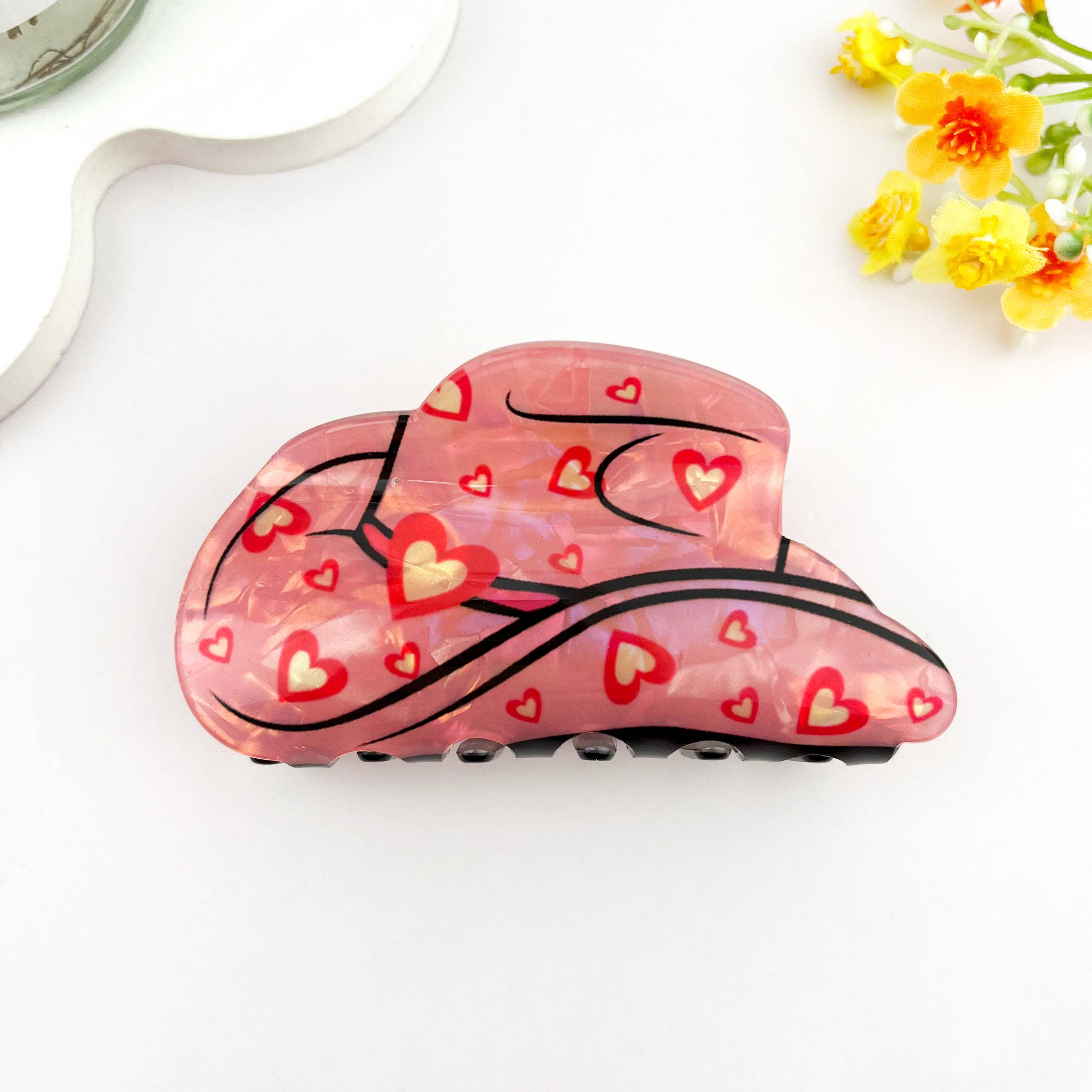 Cartoon Juice Can Print Hair Claw Clip