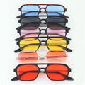 Bright Summer Aviator Sunglasses