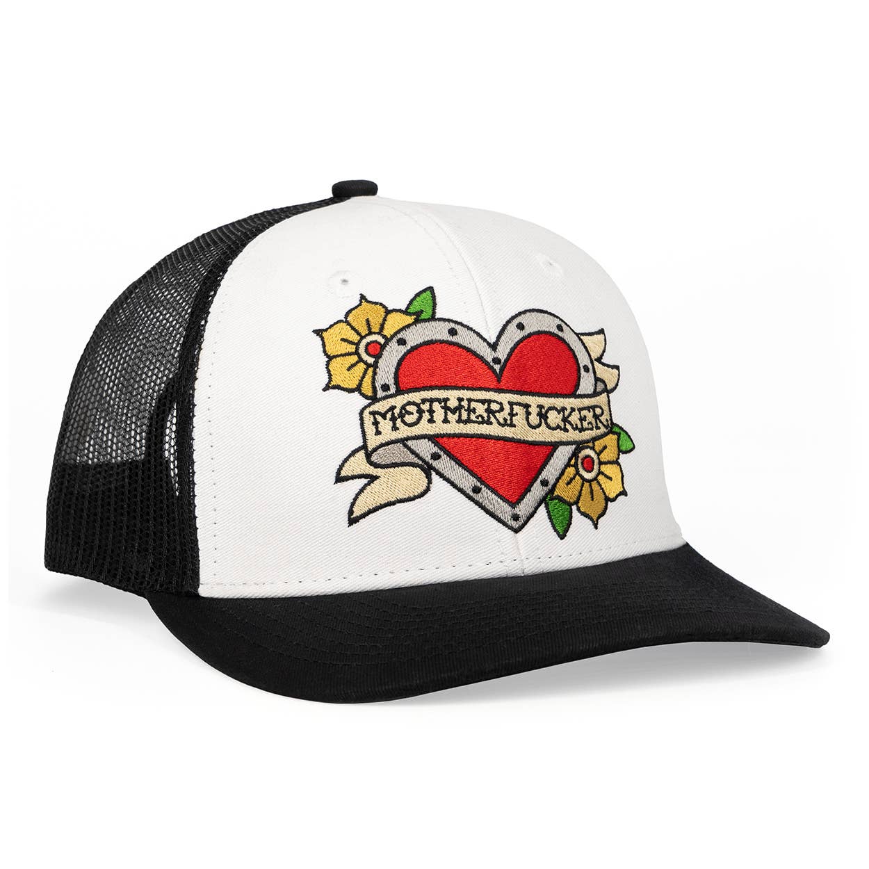 Tattoo Heart Motherfucker Trucker Hat, WHT-006
