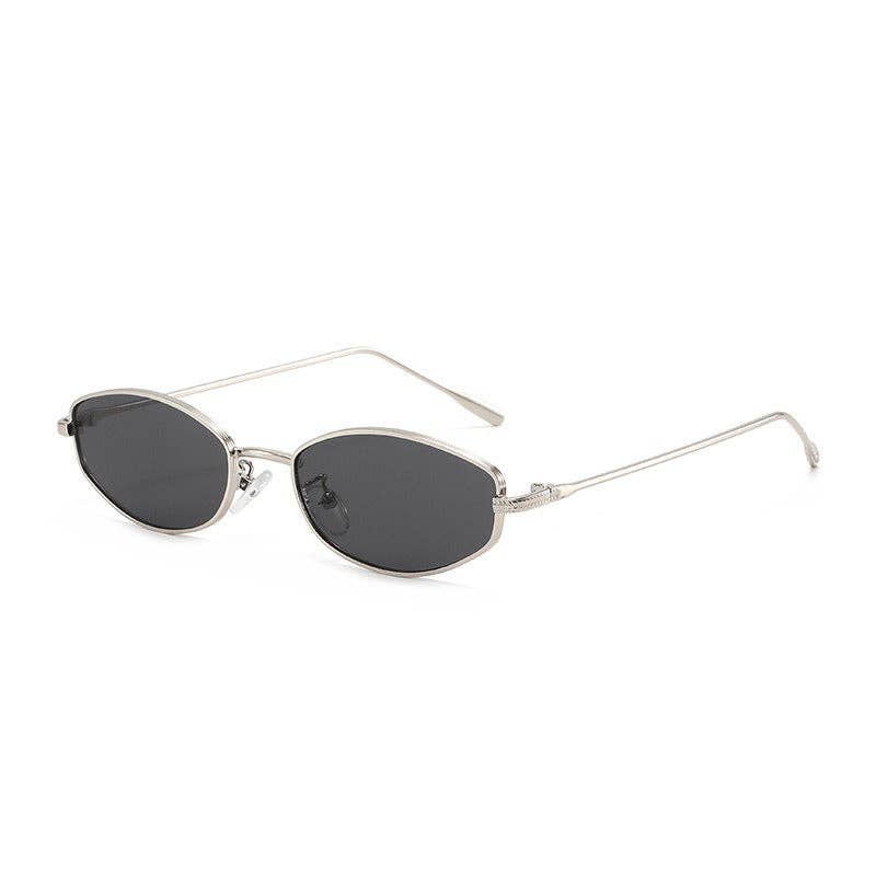 Cat Eye Sunglasses Trendy Metal Frame UV400 Protection