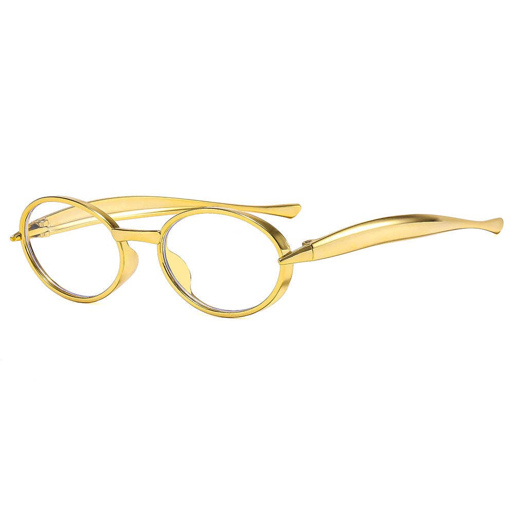 Trendy Oval Sunglasses for Women - Fashionable UV400 Protection