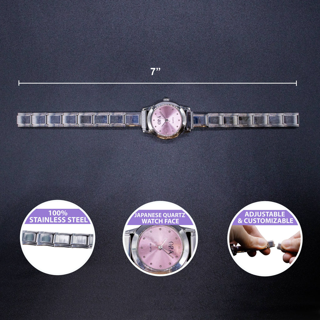 Italian Charm Link Watch (Analog)
