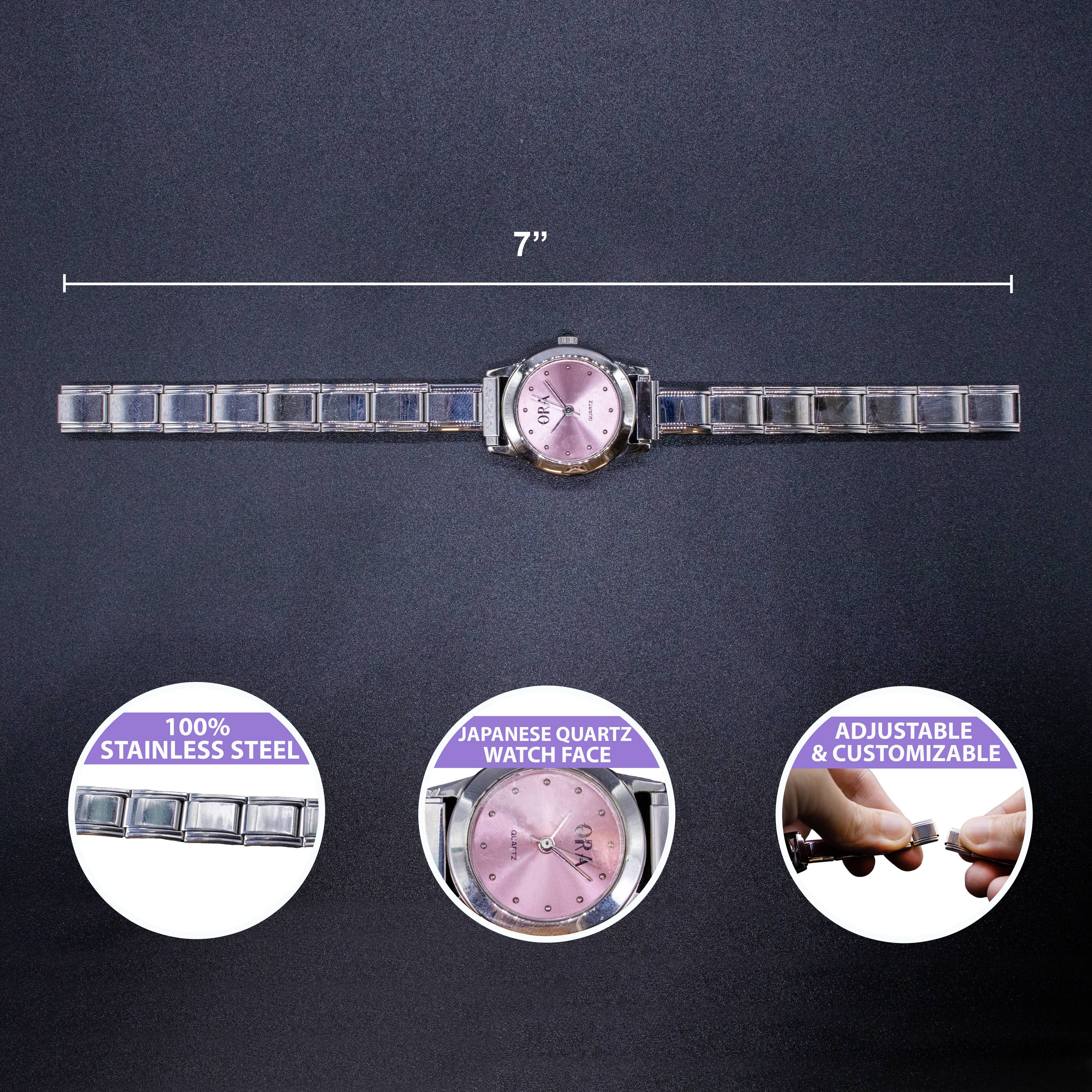 Italian Charm Link Watch (Analog)