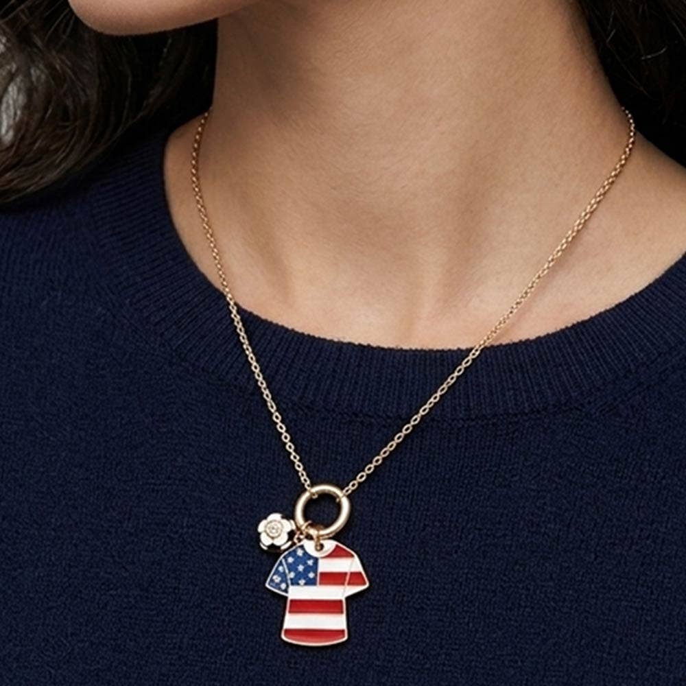 World Cup Soccer Jersey Necklace