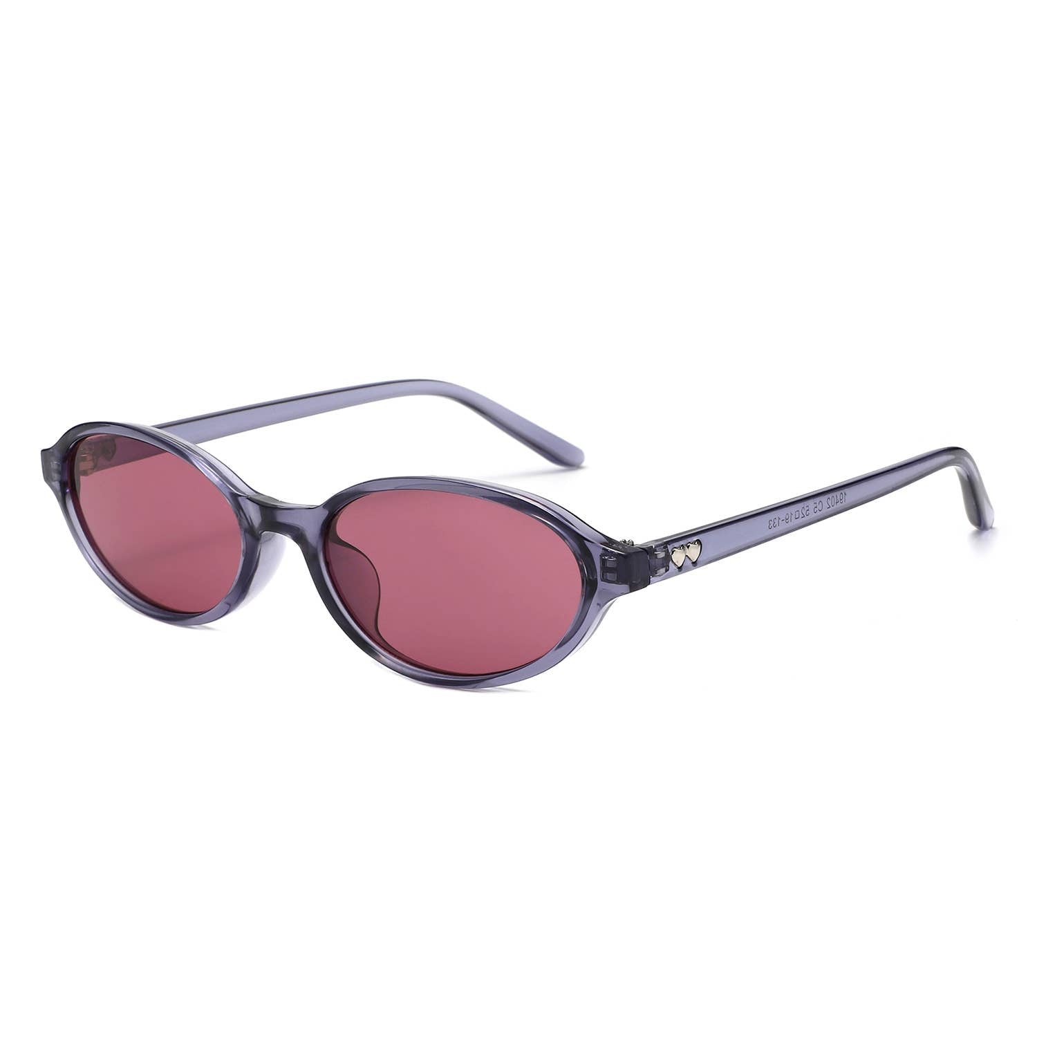 Retro Oval Slim Frame Unisex Fashion Sunglasses