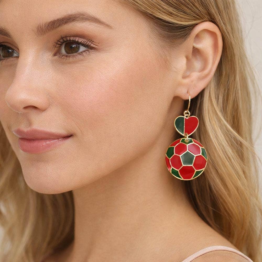 FIFA World Cup Soccer Ball Earrings