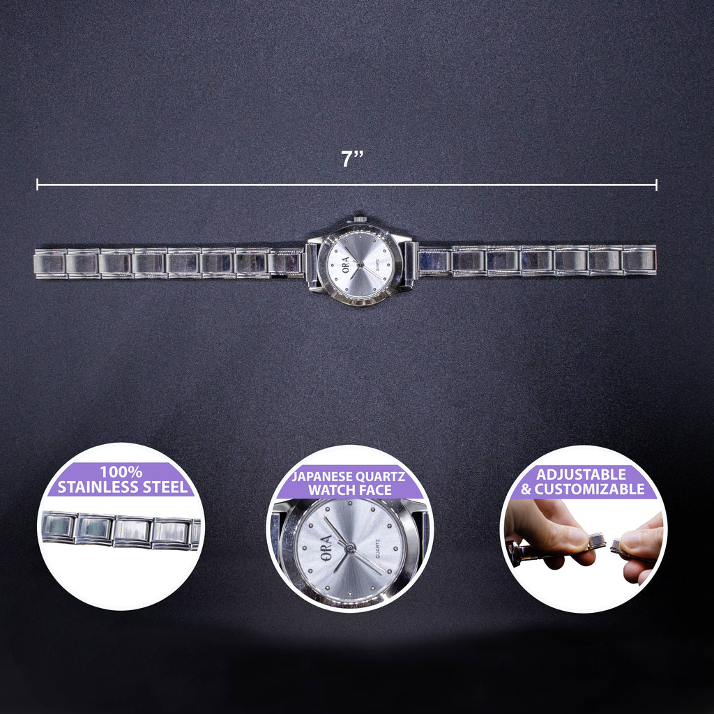 Italian Charm Link Watch (Analog)