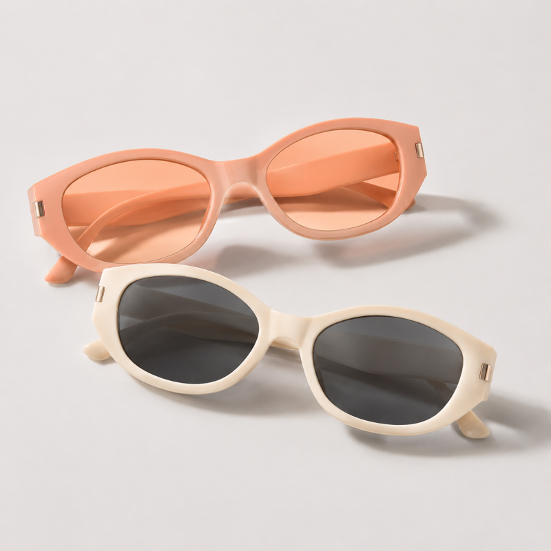 Retro Cat-Eye PC Frame Sunglasses