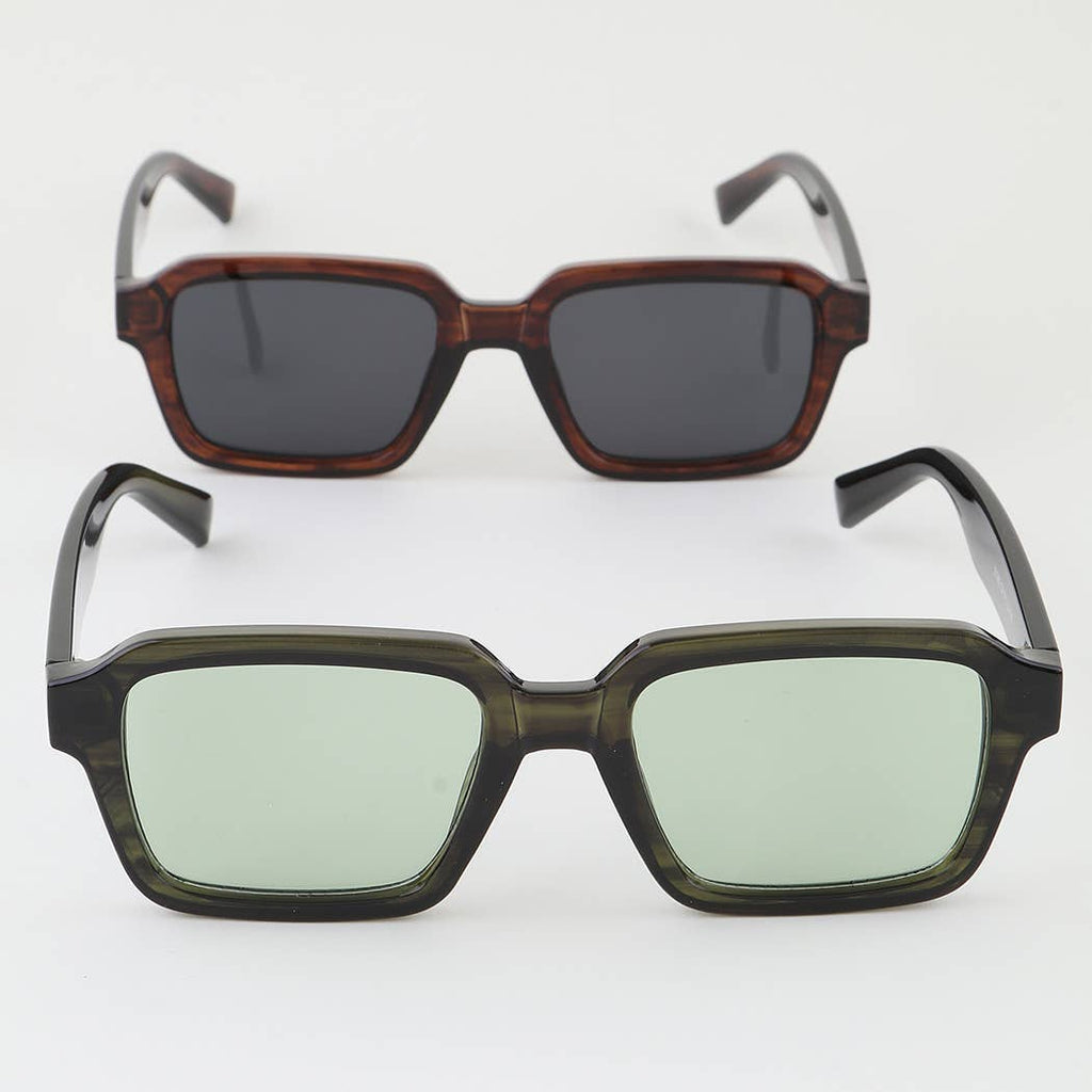Classic Tinted Box Sunglasses