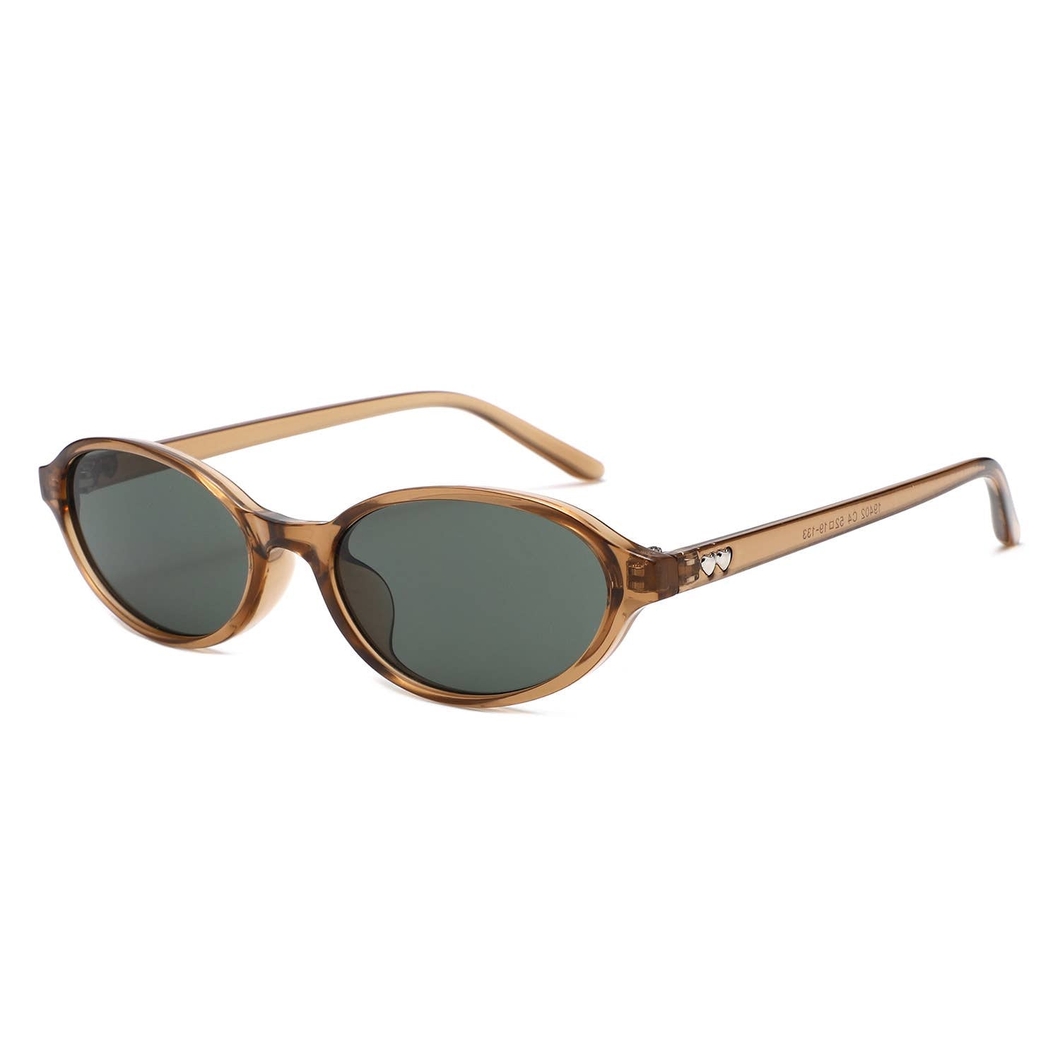 Retro Oval Slim Frame Unisex Fashion Sunglasses