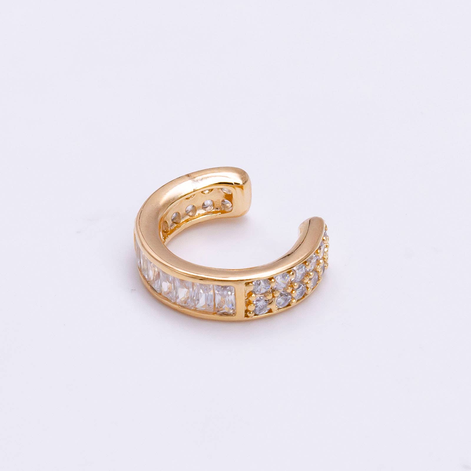 Gold & Silver Ear Cuff With Cubic CZ AI060 AI061