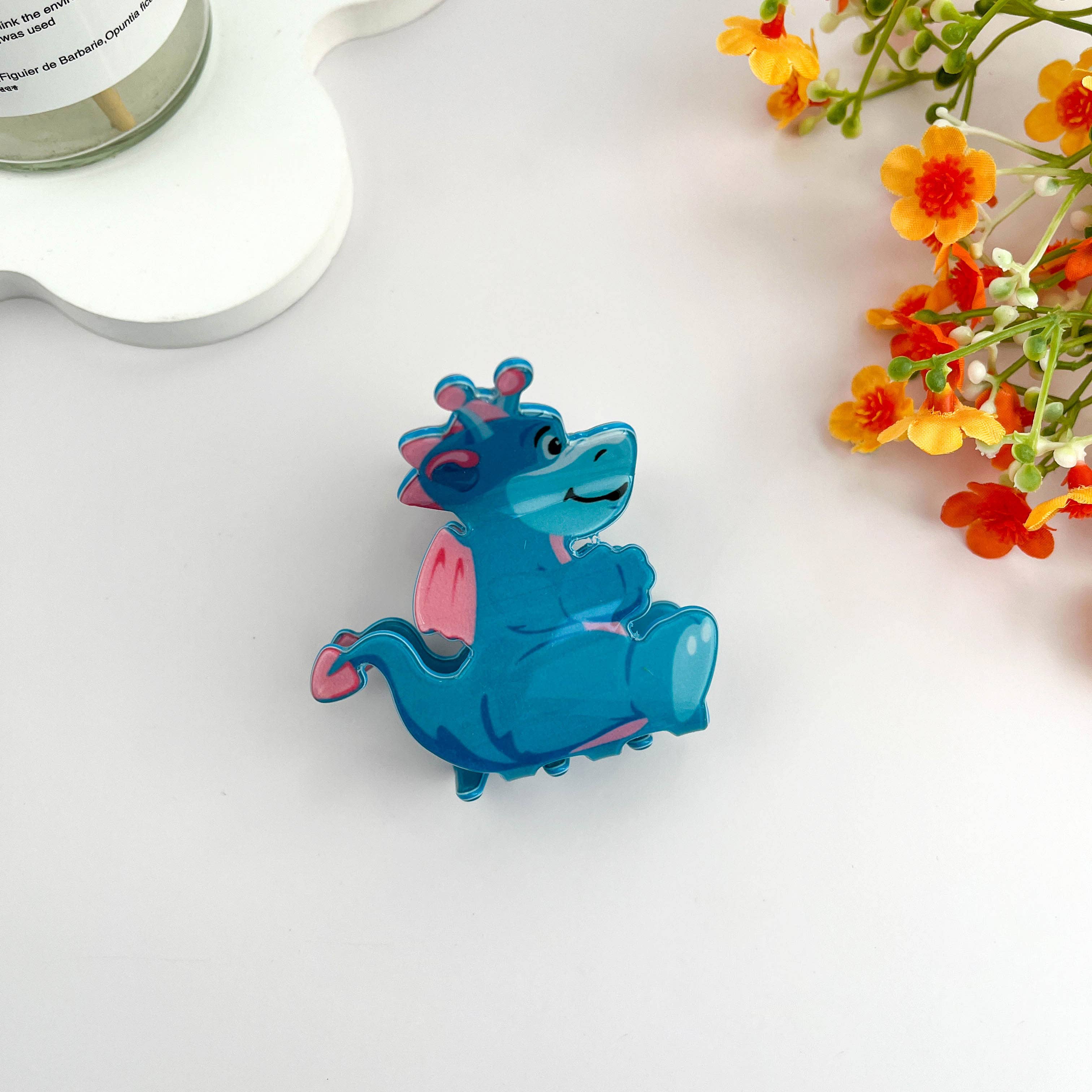 Cute Cartoon Baby Dragon Hair Claw Clip