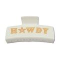 Howdy Claw Hair Clip
