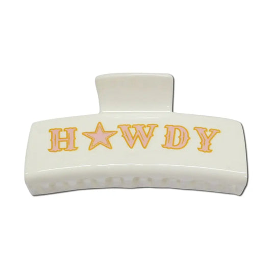 Howdy Claw Hair Clip