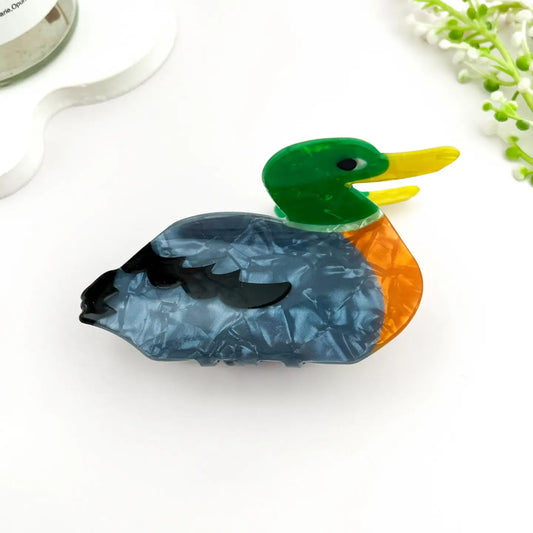 Duck Hair Claw – Cute Pvc Animal Clip