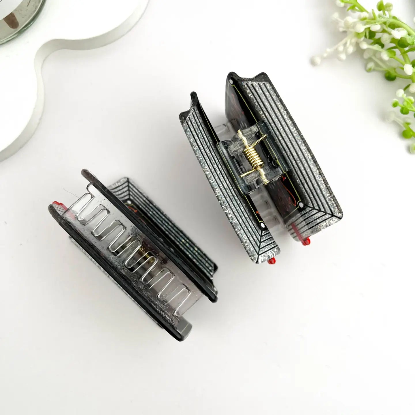 Enchanting Magic Book Hair Claw–Spellbinding Acetate Clip