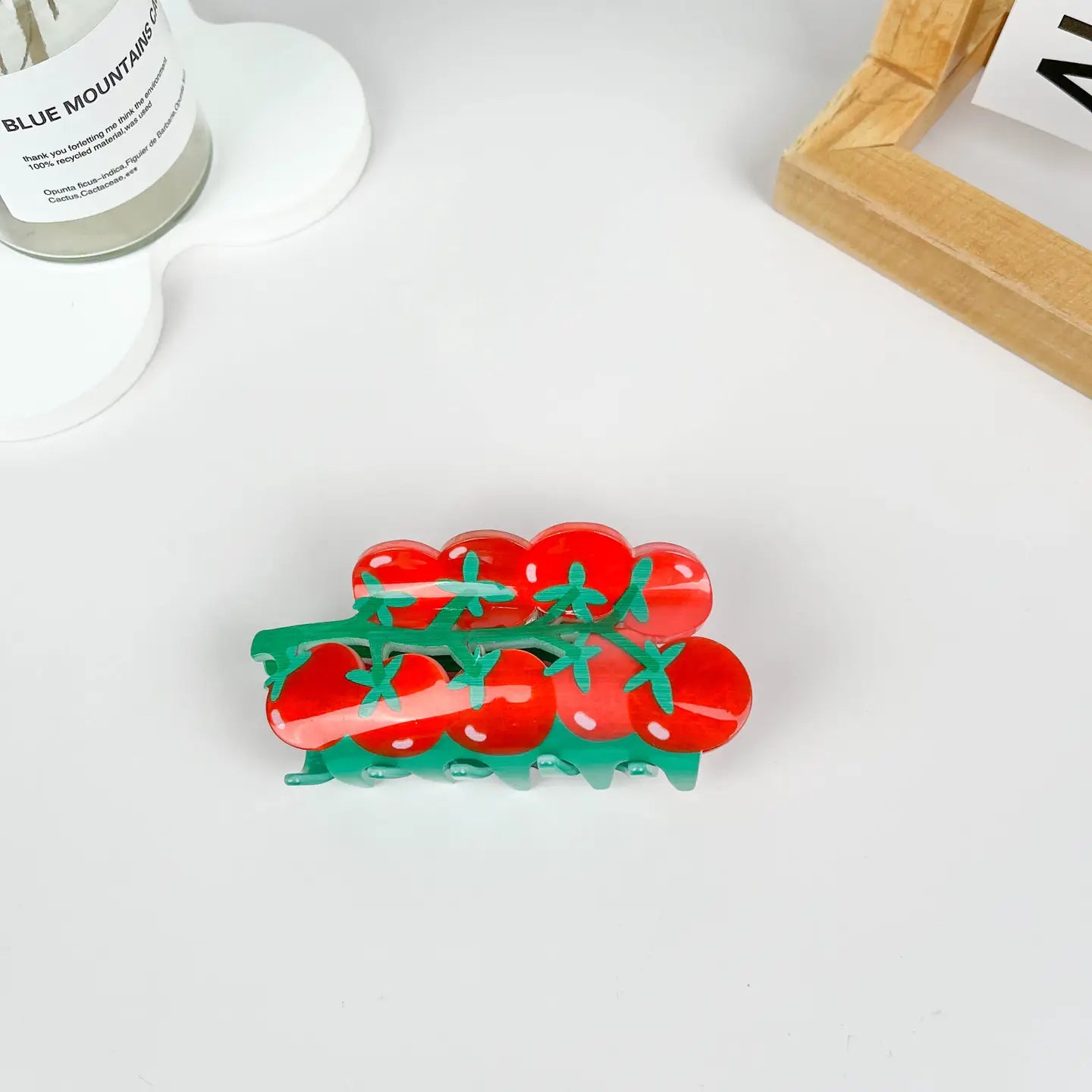 Vegetables and Fruits Cherry Tomato Hair Claw Clip