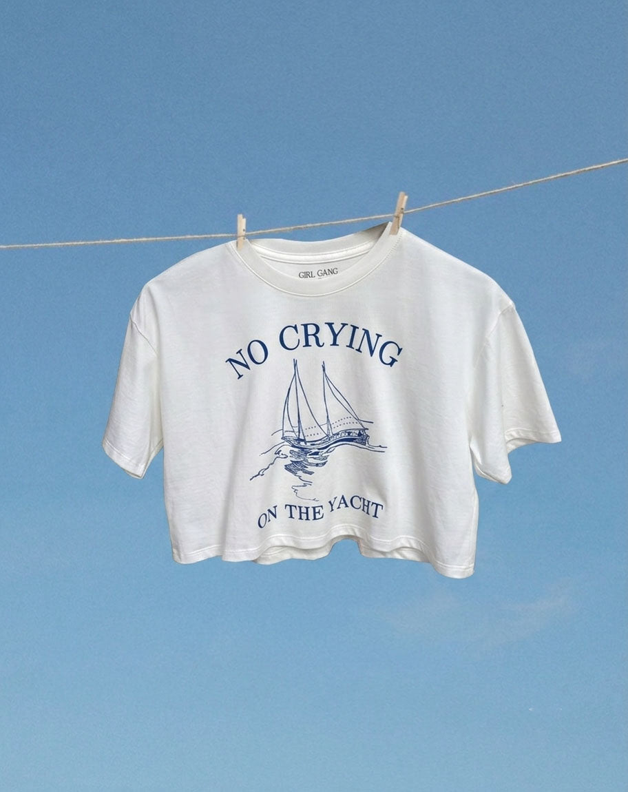 No Crying Tshirt