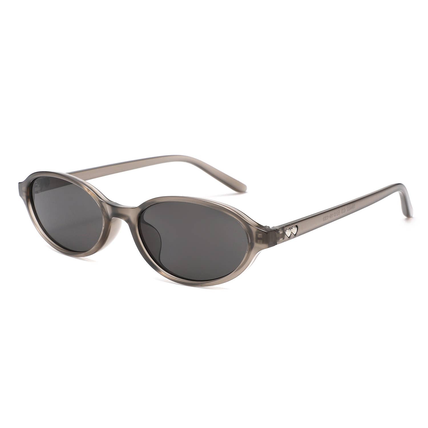 Retro Oval Slim Frame Unisex Fashion Sunglasses