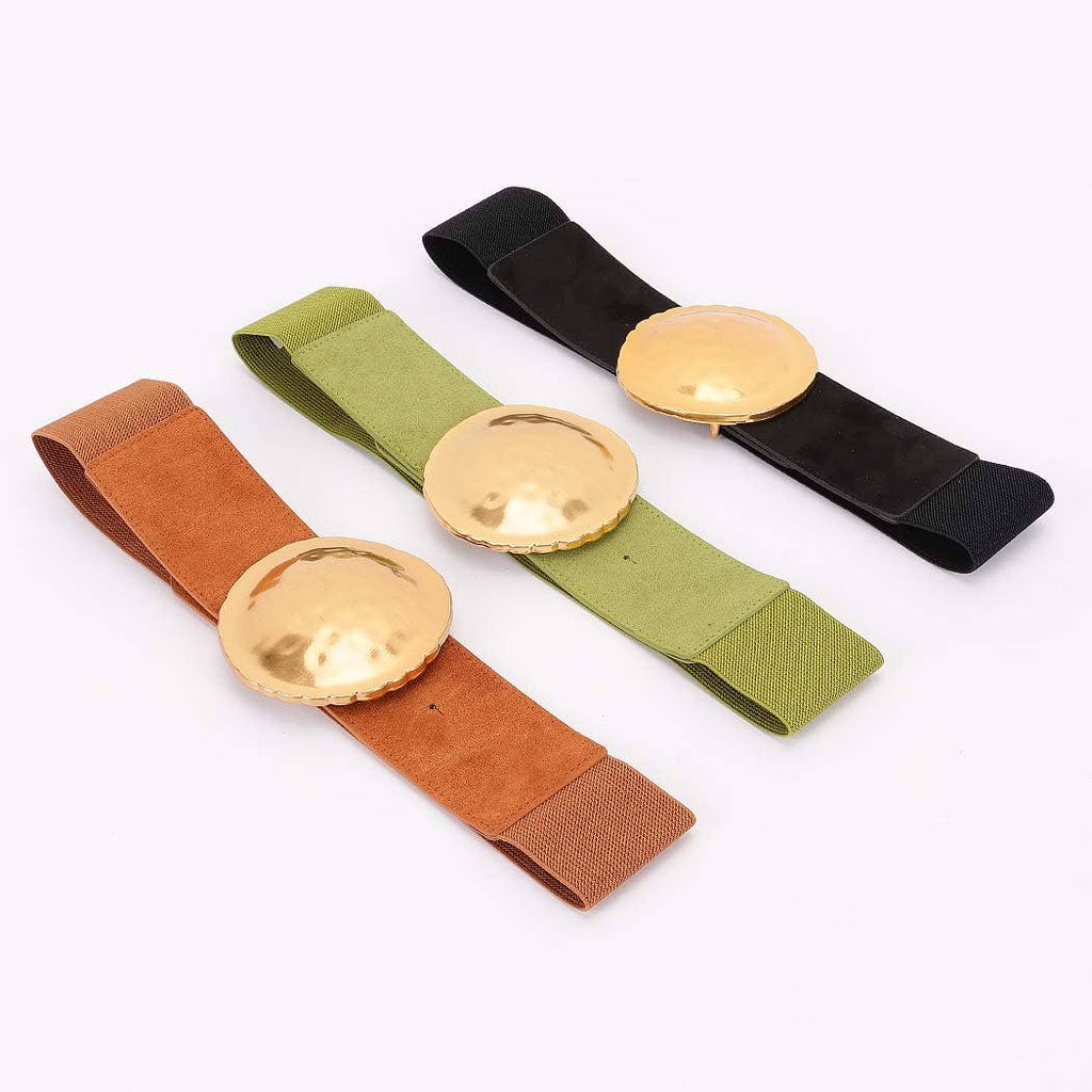 Metal Buckle Elastic Belt