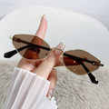 Trendy Hexagonal Sunglasses Metal Frame Fashion Eyewear