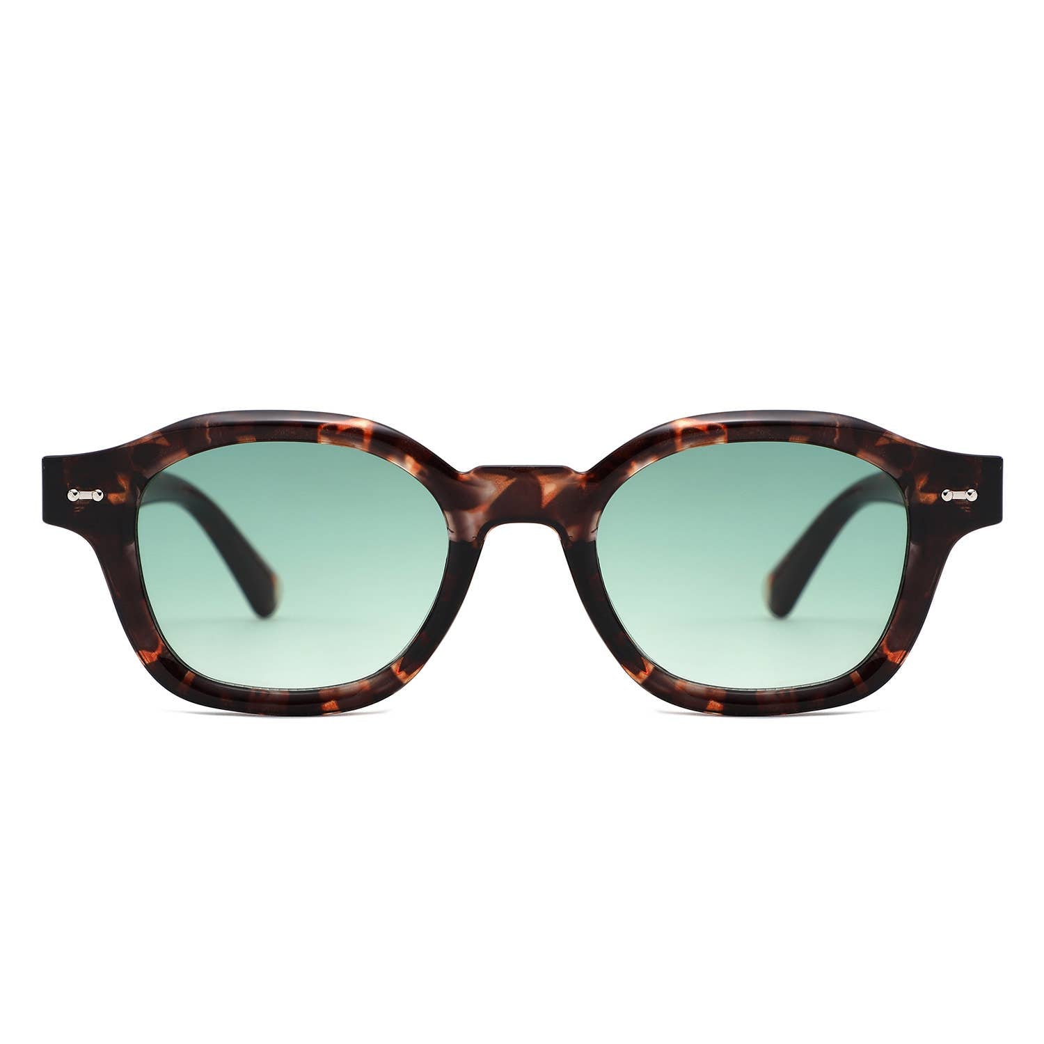 Classic Round Thick Frame Modern Sunglasses