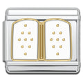 Italian Bracelet Charms - Holy Bible Religious 9mm Links