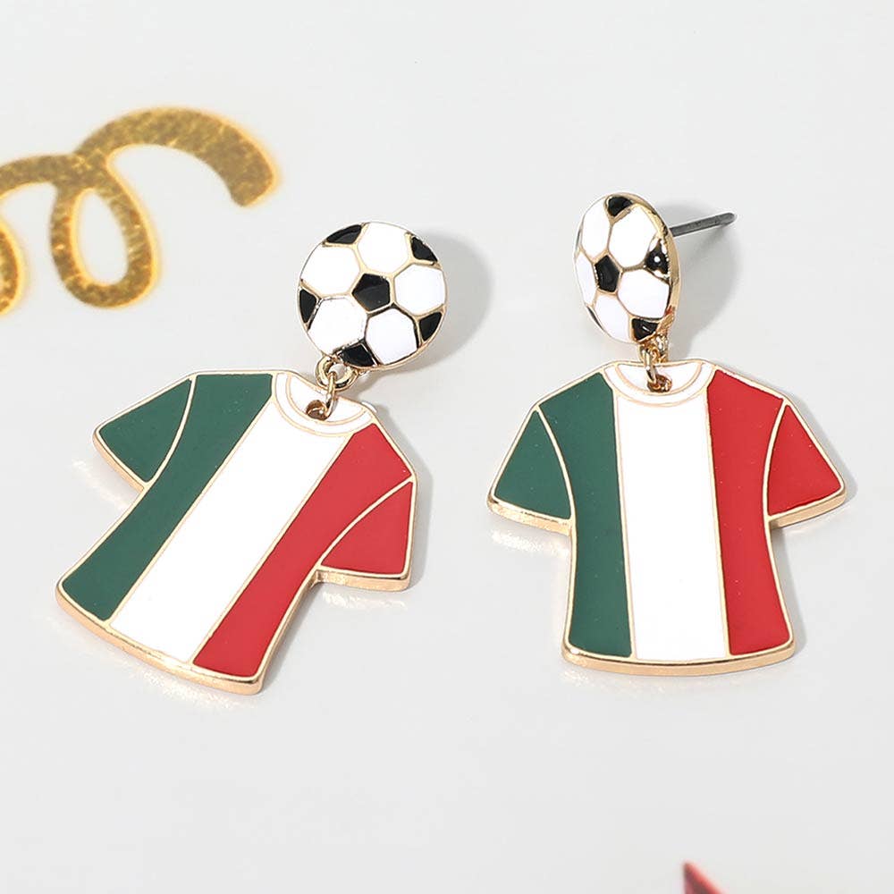 FIFA World Cup Jersey Earrings