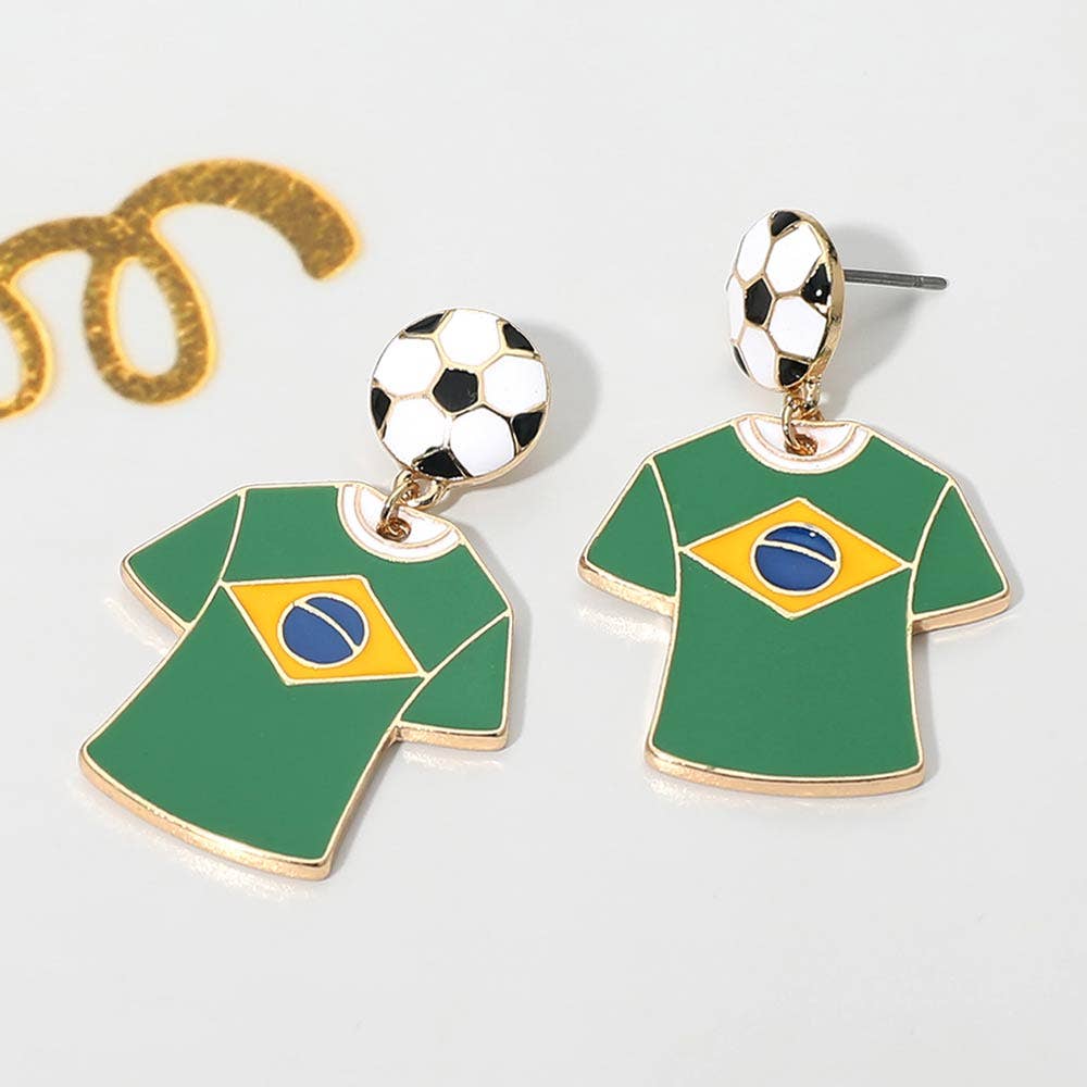 FIFA World Cup Jersey Earrings
