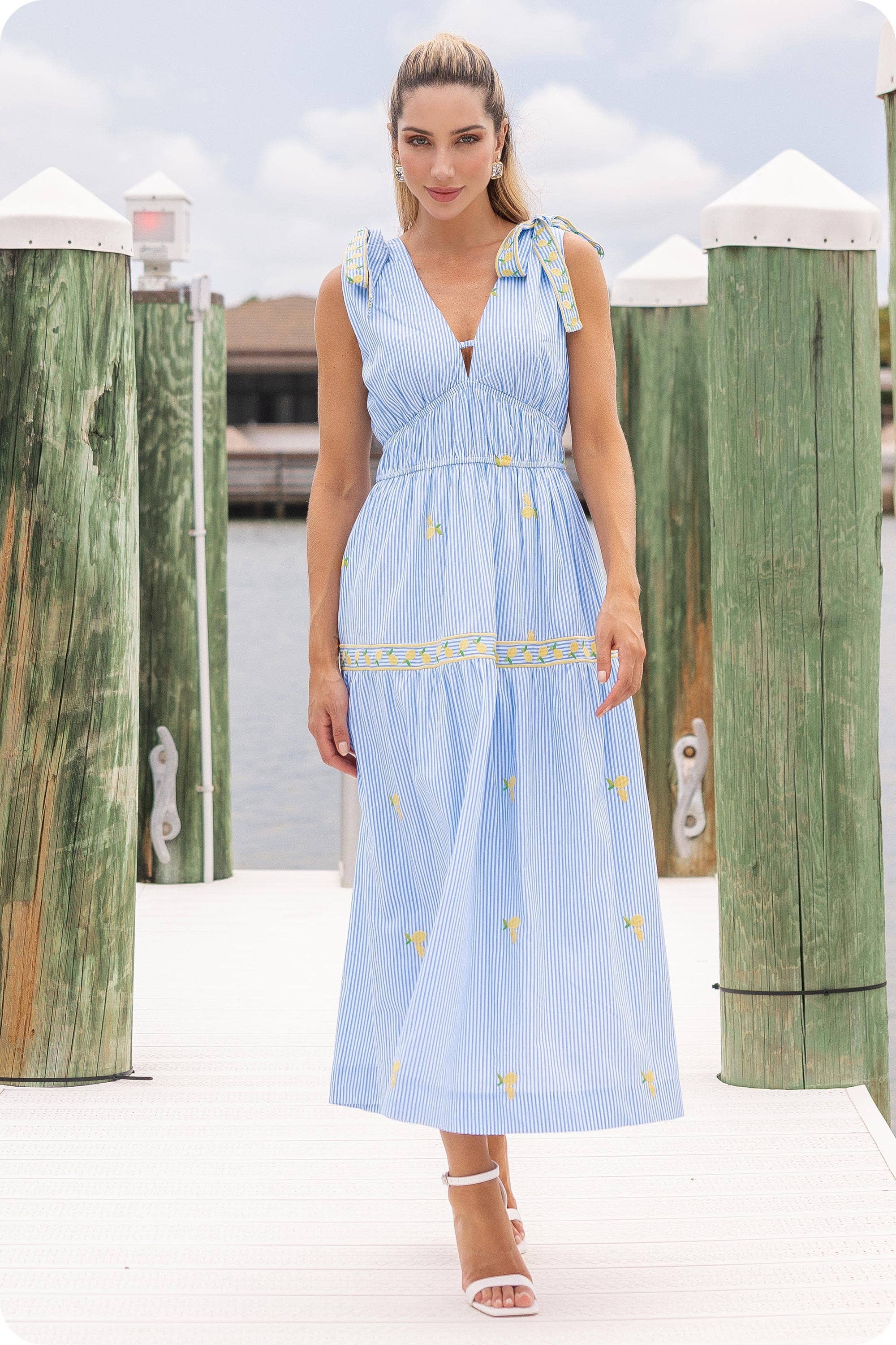 Bella Citrina Midi Dress