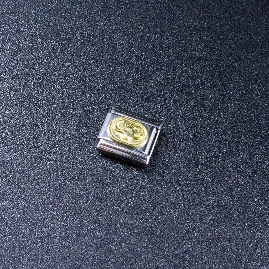 Italian Charms - Scorpio Zodiac, 9mm Gold Bracelet Links