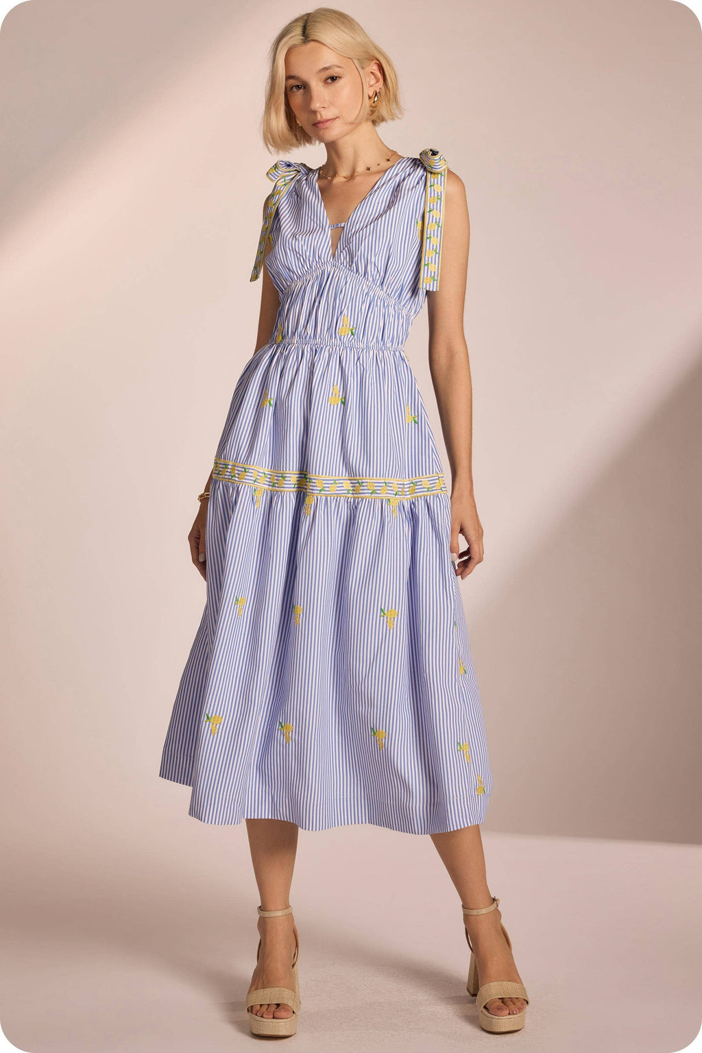 Bella Citrina Midi Dress