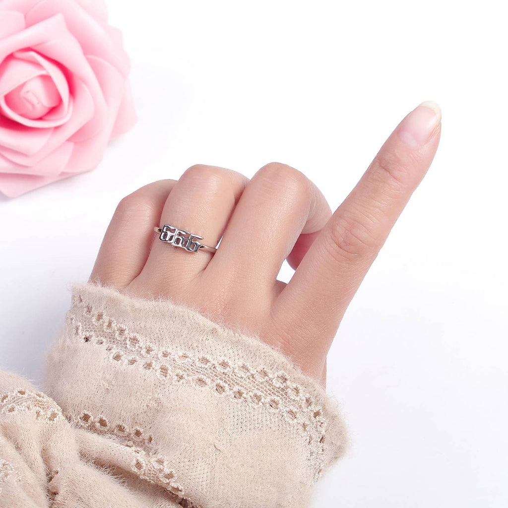Gold/Silver Number Minimalist Casual Open Ring O2047~O2064