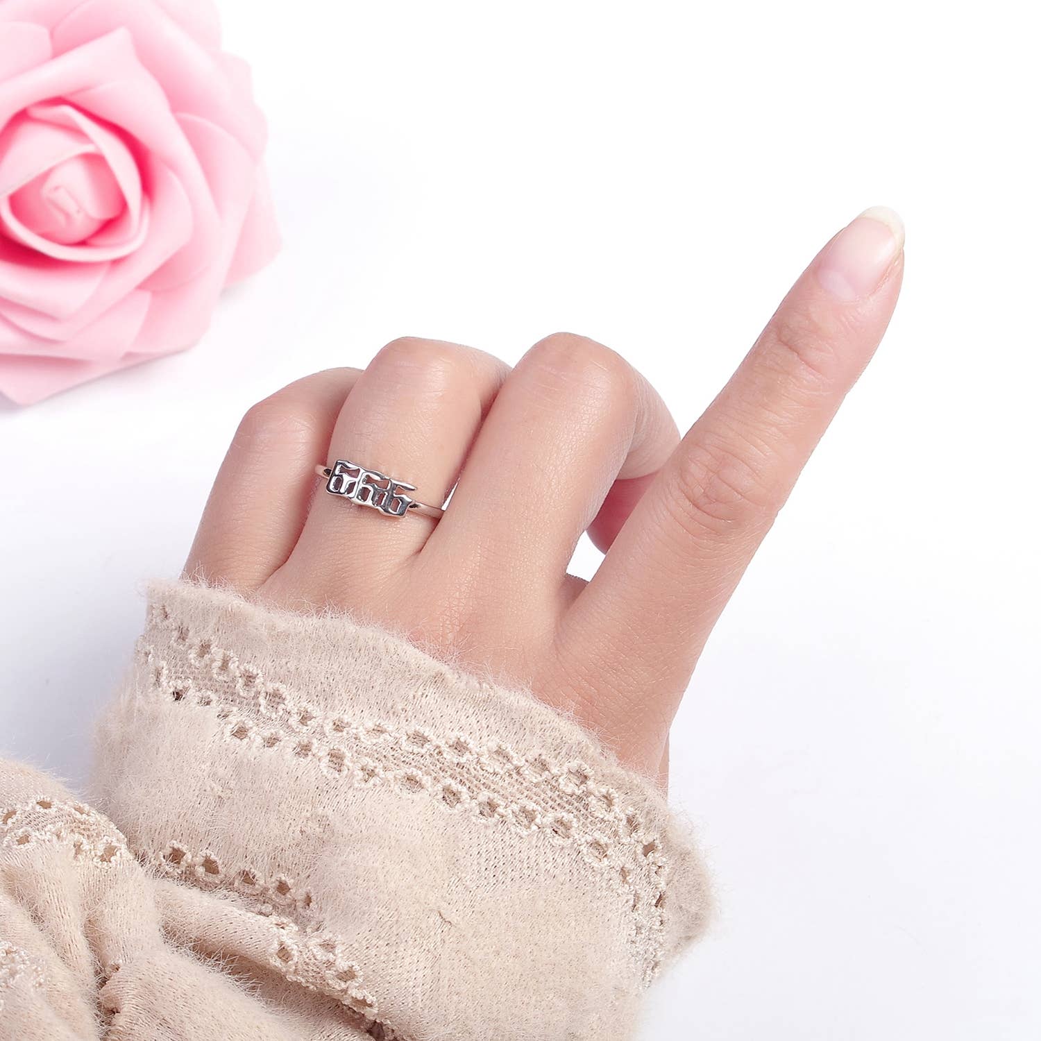 Gold/Silver Number Minimalist Casual Open Ring O2047~O2064