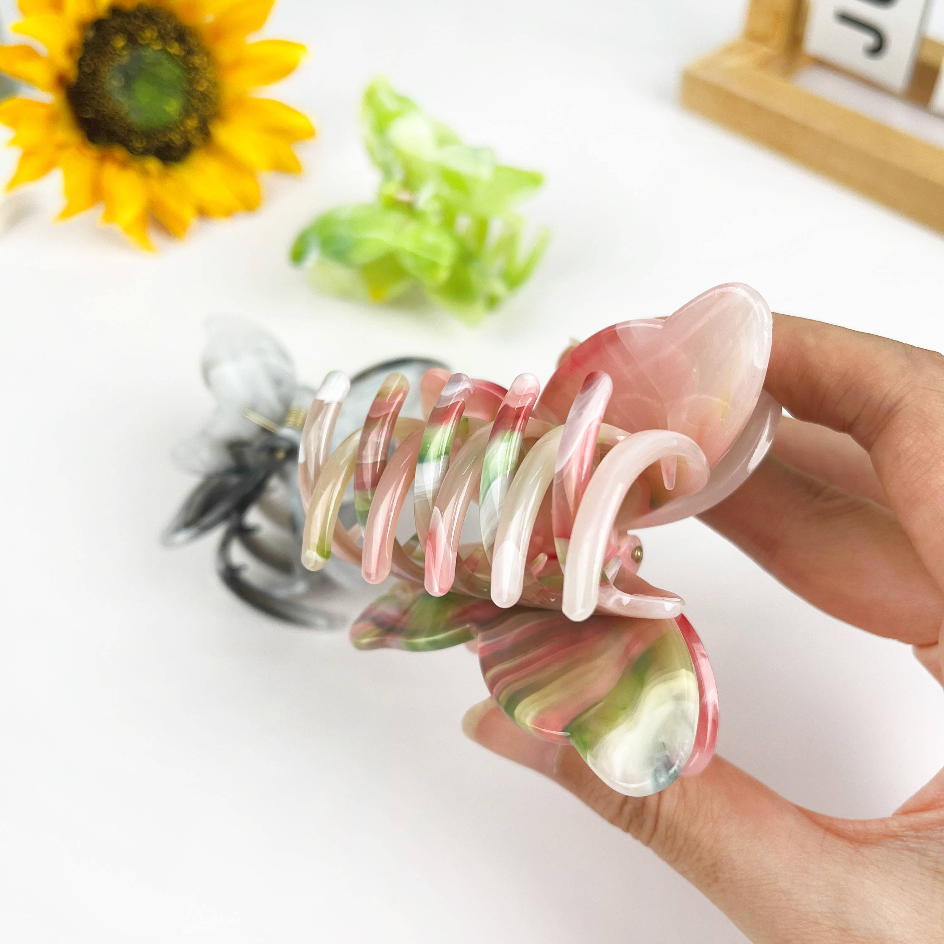 Double Wings Butterfly Hair Claw Clip