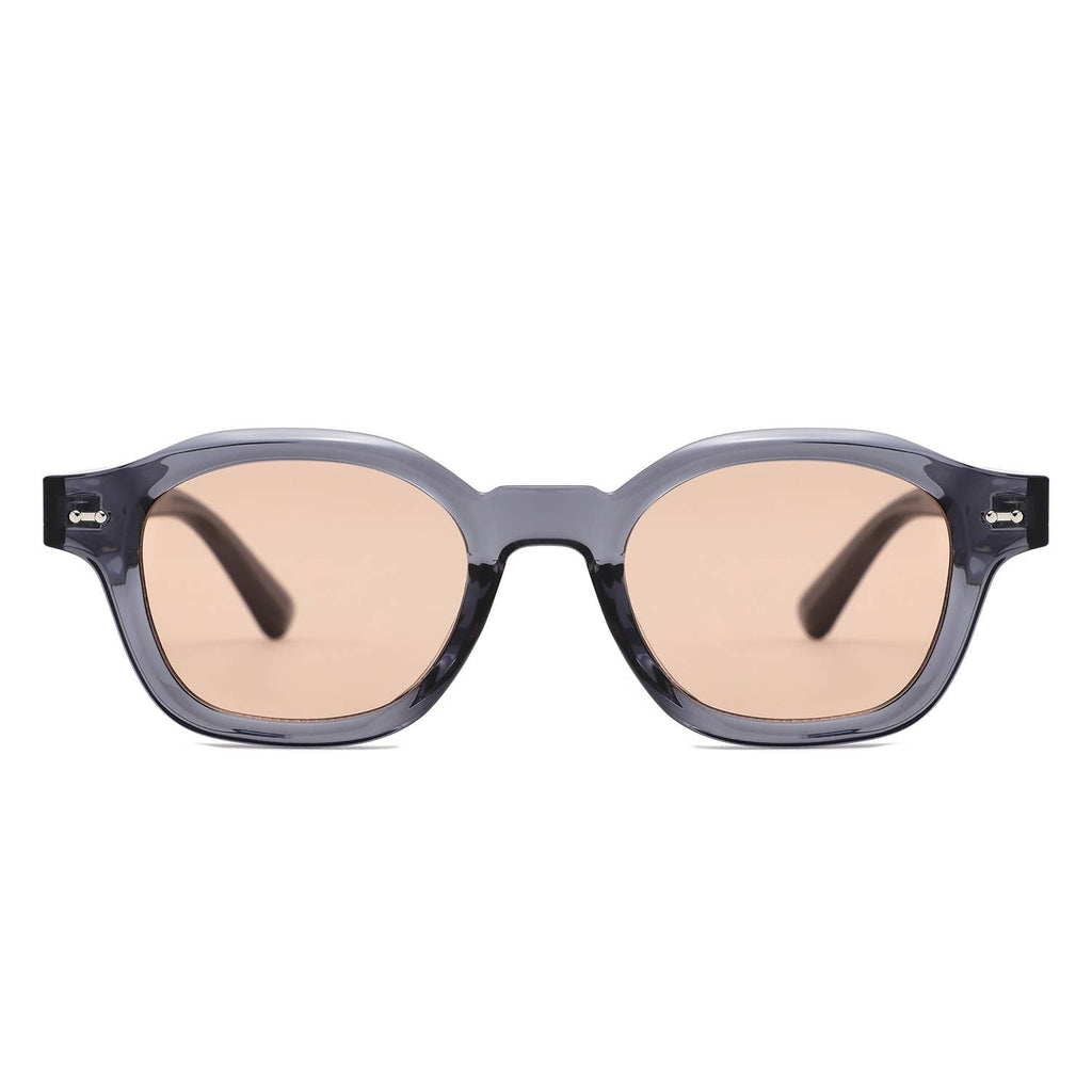 Classic Round Thick Frame Modern Sunglasses