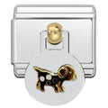 Italian Bracelet Charm - Puppy Dog 9mm Dangle Links