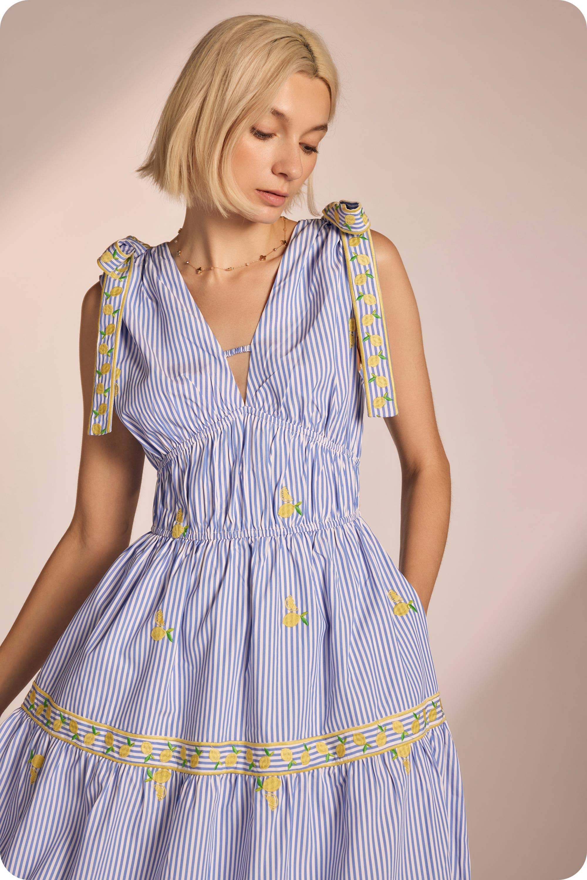 Bella Citrina Midi Dress