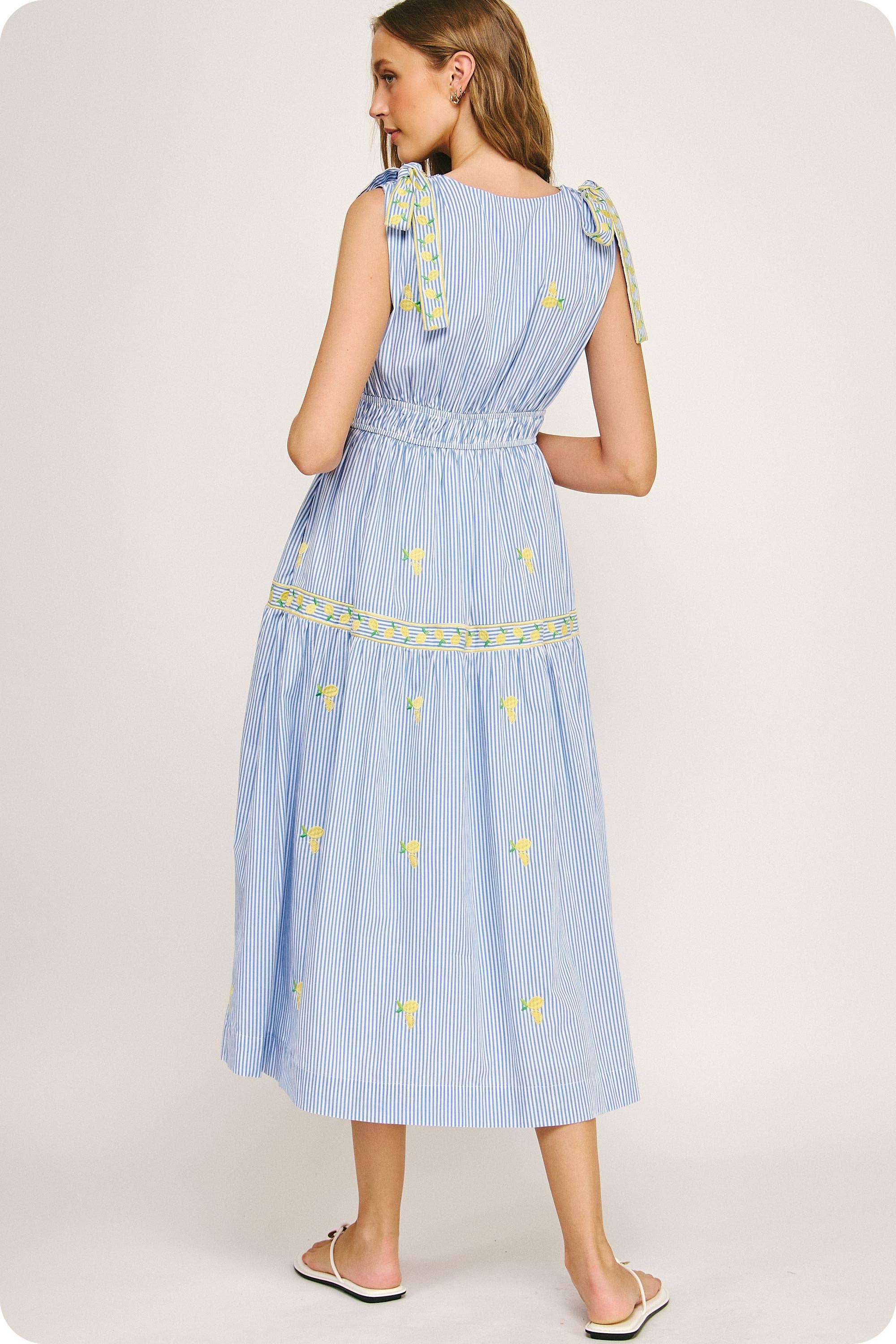 Bella Citrina Midi Dress