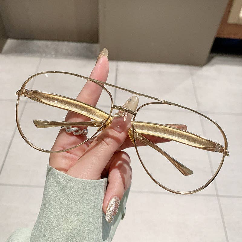 Trendy Metal Frame Retro Sunglasses for Women