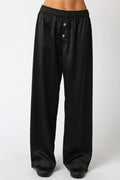 Evelyn Satin Wide-Leg Pants