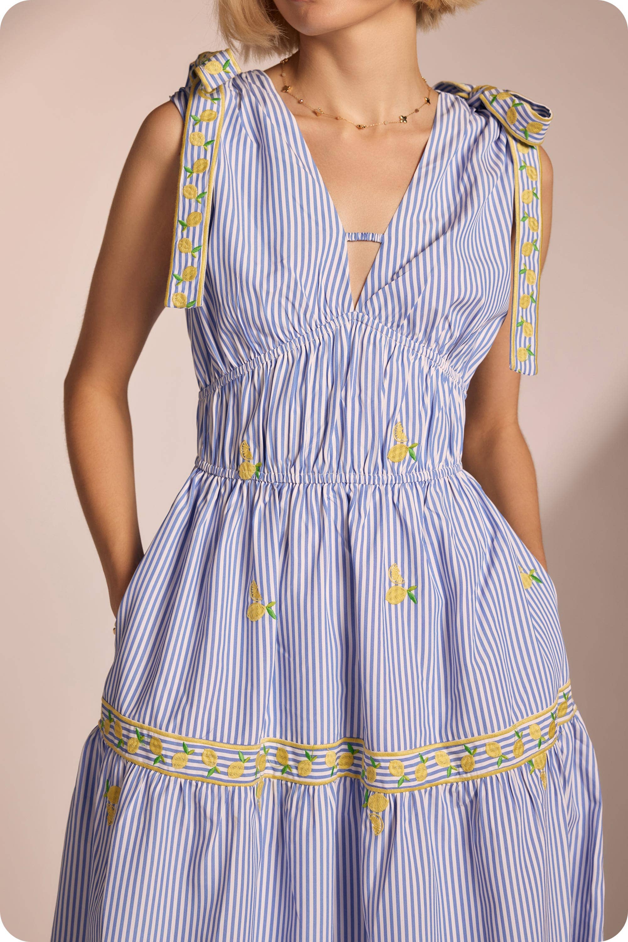 Bella Citrina Midi Dress