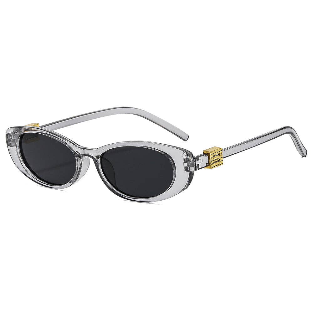 Oval Frame Cat Eye Sunglasses for Women Stylish Fashion Shades