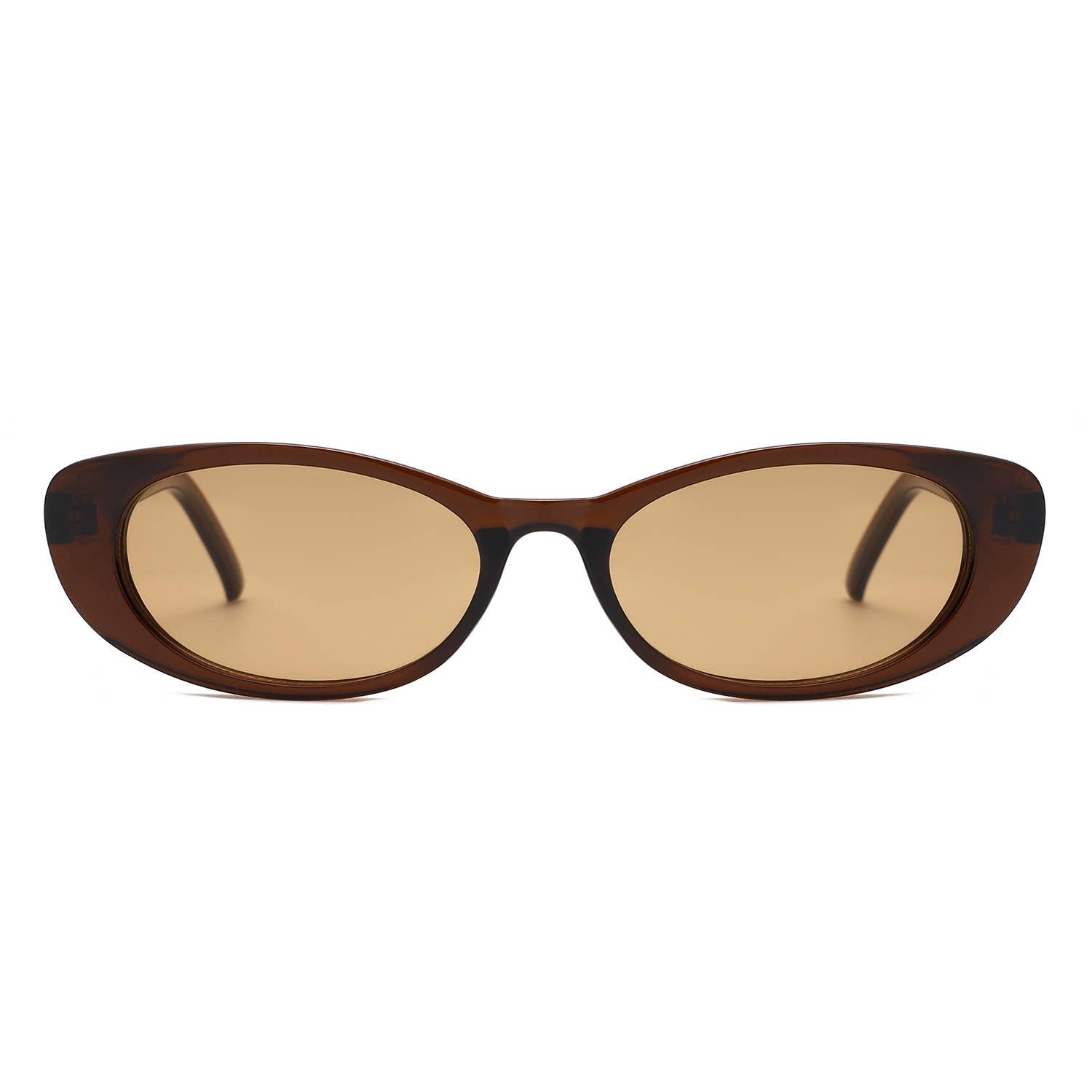 90s Slim Oval Nararow Women Fashion Sunglasses