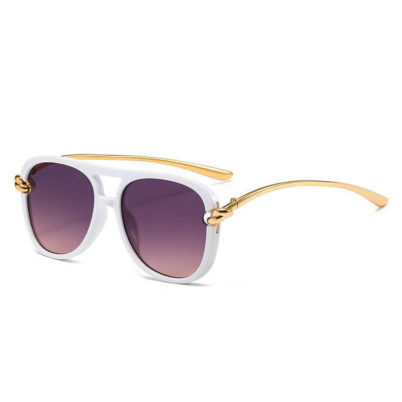 Bohemian Leopard Print Pilot Sunglasses for Women Stylish Vacation Shades