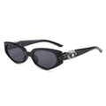Retro Black Cat Eye Sunglasses for Women Stylish Outdoor Wear