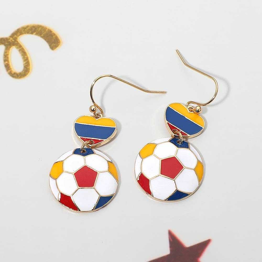 FIFA World Cup Soccer Ball Earrings
