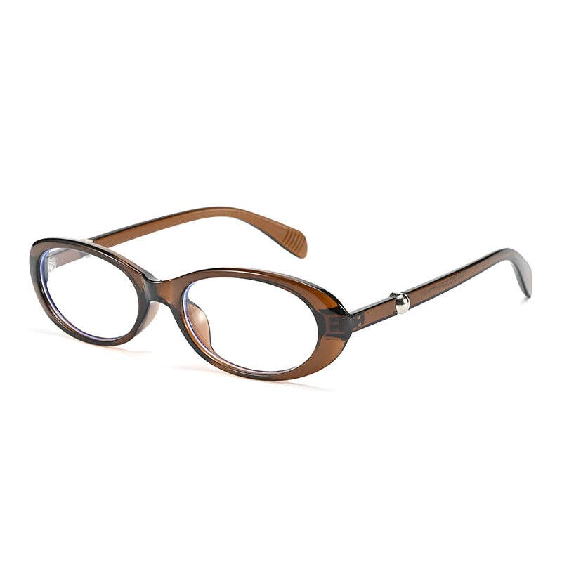 Cat Eye Sunglasses Stylish Oval Frame UV400 Protection
