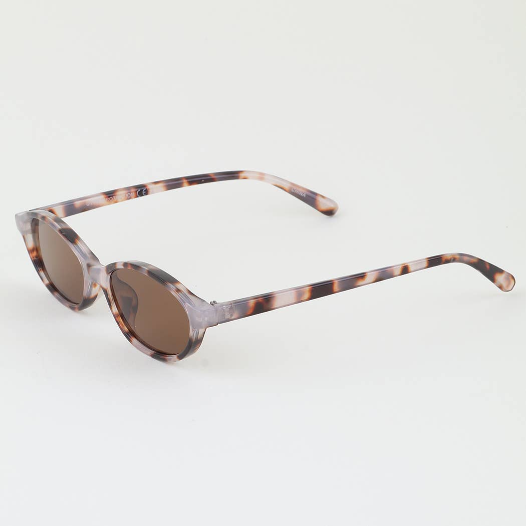 Modern Retro Oval Sunglasses